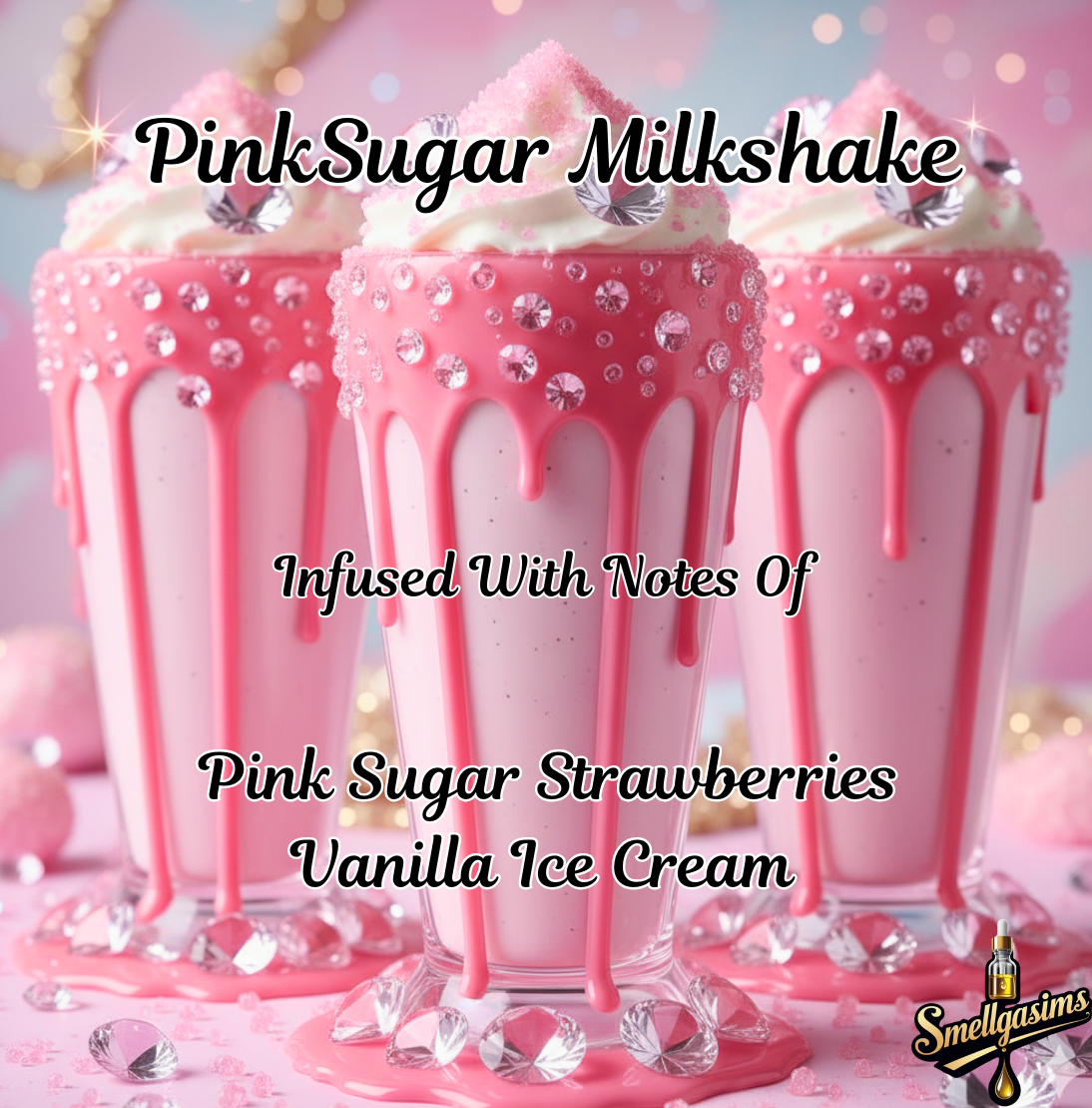Pink 💕 Sugar Milkshake🥛